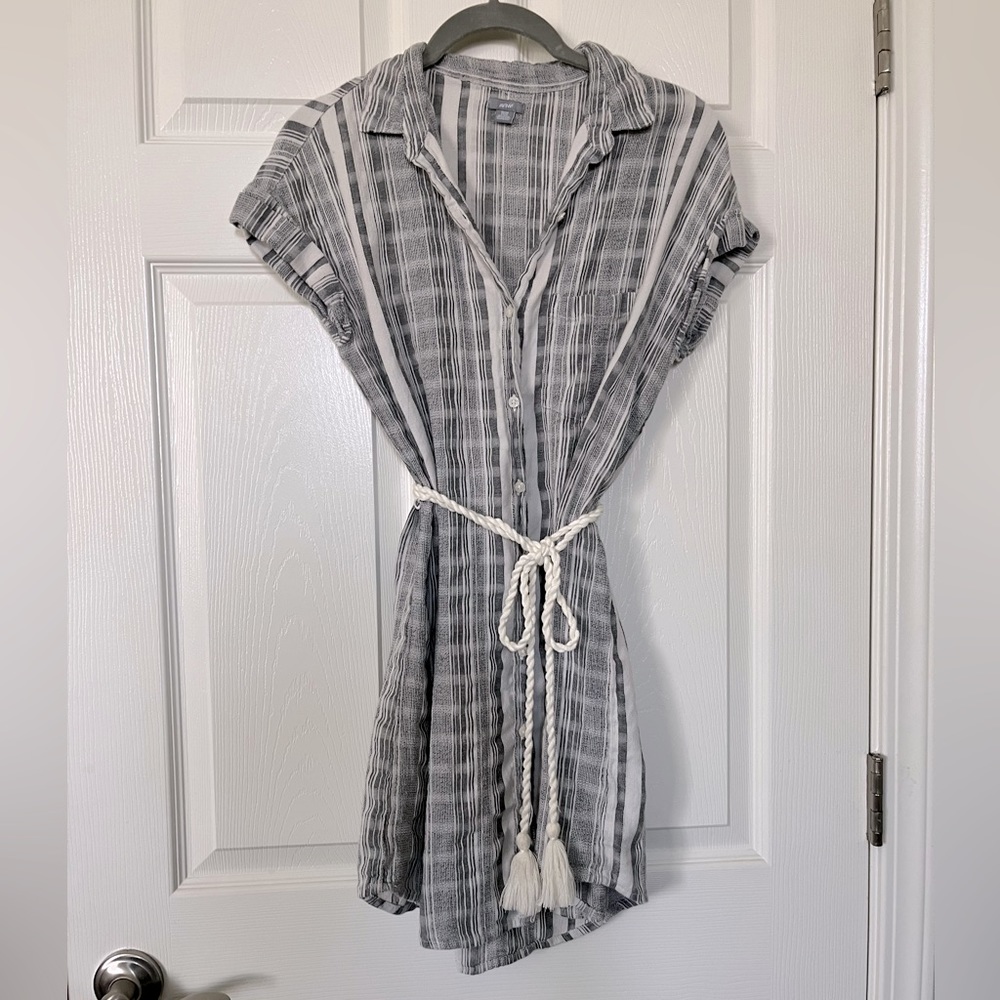 Aerie Cotton Button down shirt Summer dress